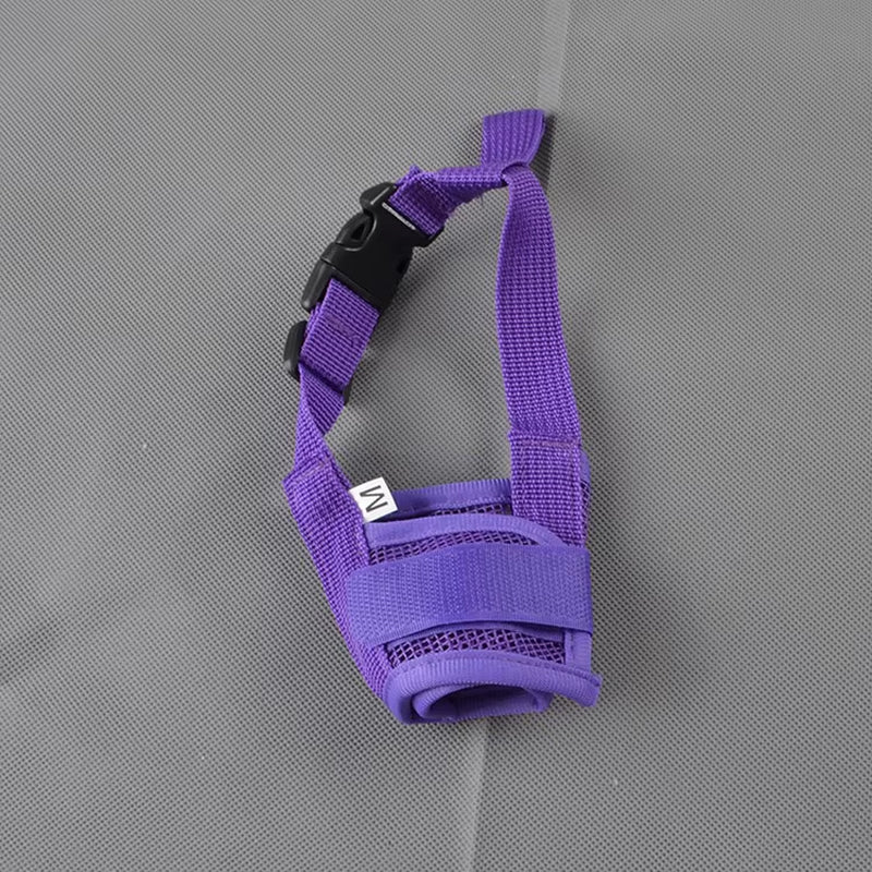 Pet Dog Adjustable Mask Bark Bite Mesh Mouth Muzzle Grooming anti Stop Chewing Pets Accessories