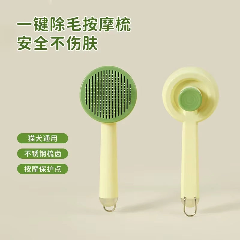 Pet Dog Brush Cat Comb Self Cleaning Hair Remover for Dogs Cats Grooming Tools Pets Dematting Accessories